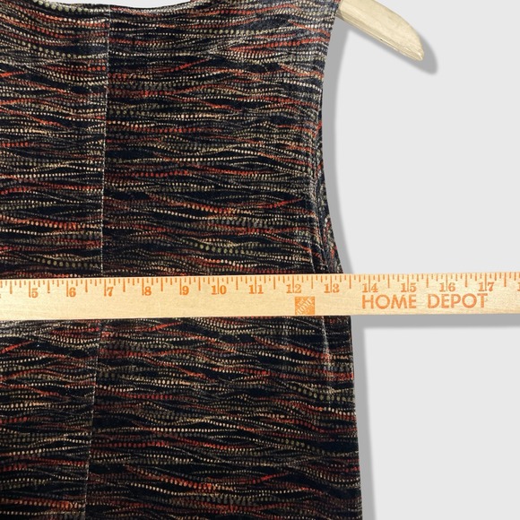 Toots Pierre by M.B. Snow Maxi Dress Women S/M Black Multi Velvet Boho Soft Goth - Picture 6 of 9